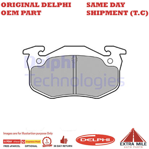 Brake Pads Rear For CITROEN SAXO/XSARA/ZX 1.6L/1.8L/1.9L/2.0L 01/96-08/05
