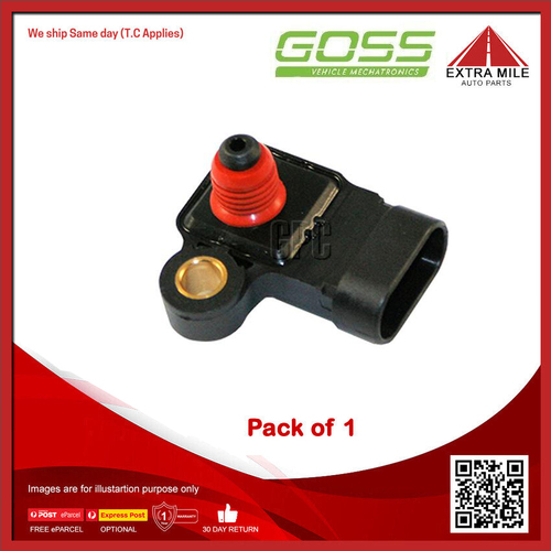 Goss Map Sensor For Holden Viva JF 1.8L F18D3 DOHC 16v MPFI 4cyl - MP153