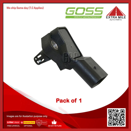 Goss Map Sensor For Volkswagen Golf 5 1K1 GTI 2.0L AXX, BWA DOHC Turbo Petrol