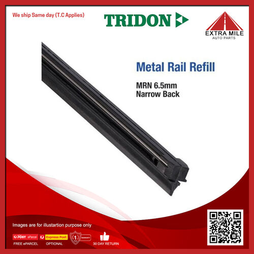 Tridon Wiper Refill Metal Rail 6.5mm Wide 610mm 20 Set - [MRN24-20]