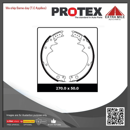 Protex Drum Brake Shoe Set For Nissan - N1597