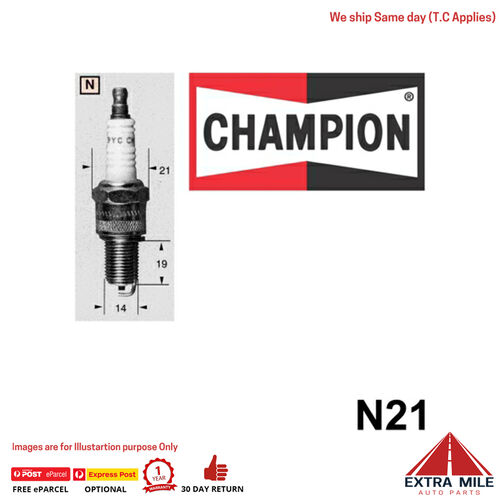 Champion N21 SPARK PLUG - SMALL ENG/INDUSTRIAL