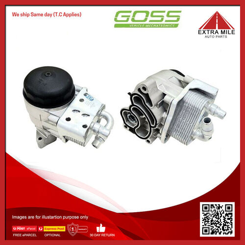 Goss Engine Oil Cooler For BMW 118i E88 2.0L N46B20B I4 16V DOHC