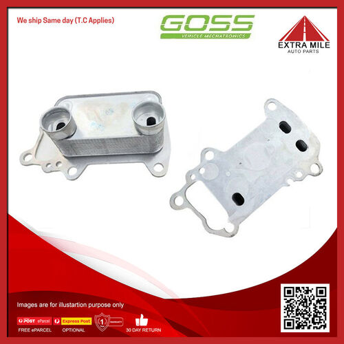 Goss Engine Oil Cooler For BMW 123D E88 E87 2.0L N47D200 I4 16V DOHC