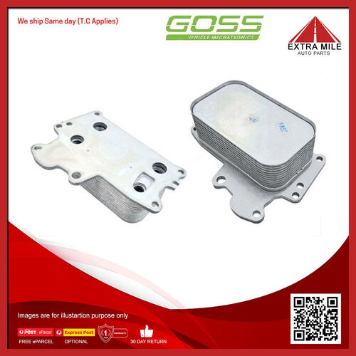 Goss Engine Oil Cooler For Jeep Cherokee Sport KK 2.8L ENS I4 16V DOHC