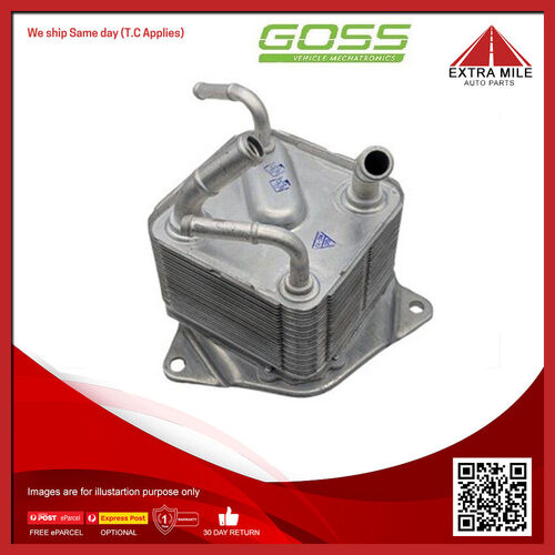 Goss Engine Oil Cooler For Mitsubishi Lancer ES Sport LS CF 2.0L 4B11 16V DOHC