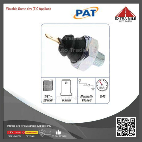 PAT Engine Oil Pressure Switch For Daewoo Matiz SE M100,M150 F8CY 0.8L