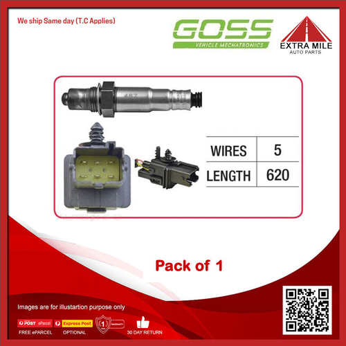GOSS Oxygen Sensor For Nissan Navara D40 4.0L V6 VQ40DE DOHC-PB 24v MPFI