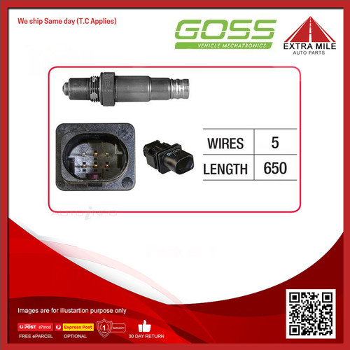 Goss Oxygen Sensor Pre-Catalytic For Mercedes-Benz C250 S205, W205 2.0L M274.920