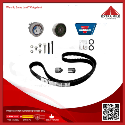 Optibelt Timing Belt Kit For Audi A4 2.0 TDI, Allroad Quattro, Avant B8 2.0L