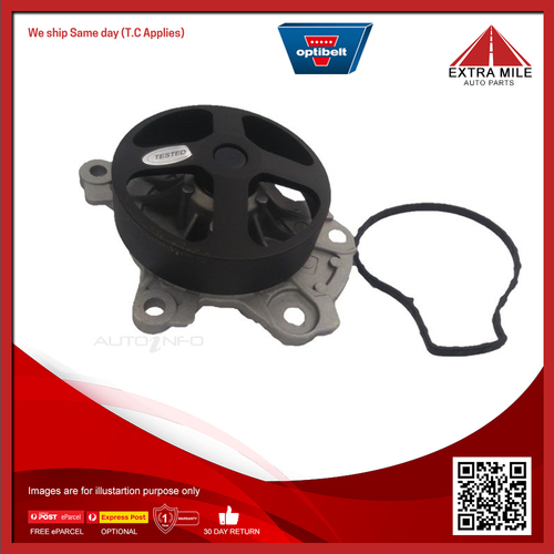 Optibelt Engine Water Pump For Toyota Avensis ZRT272 2.0L 3ZRFAE 4D Wagon