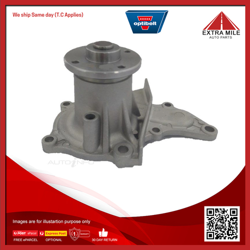 Optibelt Engine Water Pump For Toyota Carina AT191, AT211 1.8L 7AFE 4D Sedan