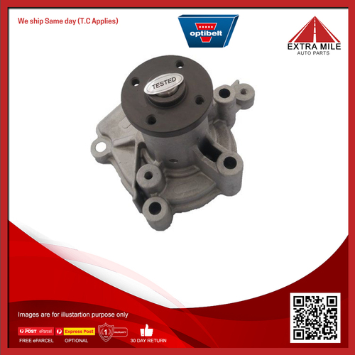 Optibelt Engine Water Pump For Hyundai Lavita  XD PN81D 1.8L G4GB 4D Hatchback