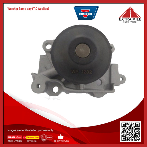 Optibelt Engine Water Pump For Mitsubishi Lancer LH, LJ, LK, CC 1.6L 4G92