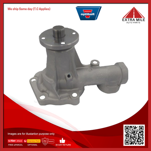 Optibelt Engine Water Pump For Mitsubishi Triton GL GLX ML, MN 2.4L 4G64 
