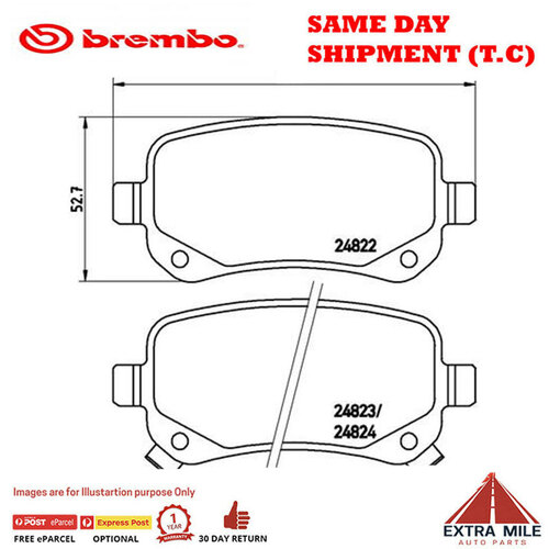 Brembo Rear Brake Pad Set - P11021