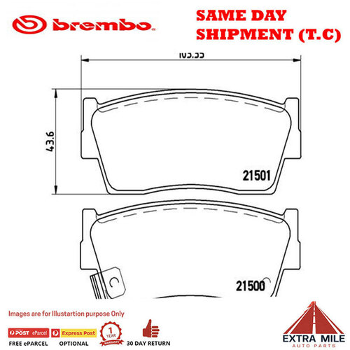 Brembo Front Brake Pad Set - P79006