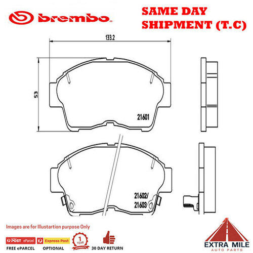 Brembo Front Brake Pad Set - P83034