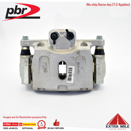 PBR Caliper for Ford Falcon BF 2006 - 2008 4.0L 6cyl 5.4L V8 (Rear Left) with pads - Silver - suits 328mm rotor 090D0059