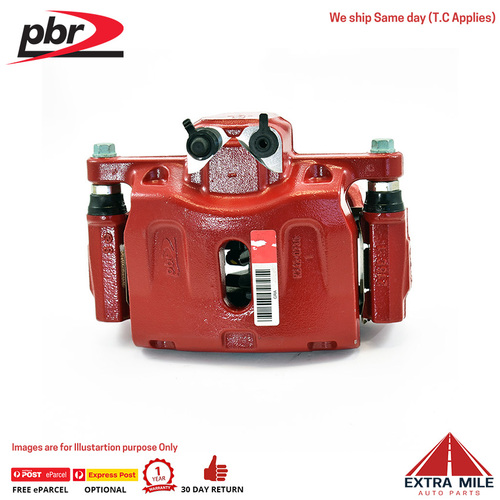 PBR Caliper for Ford Falcon BF 2006 - 2008 4.0L 6cyl 5.4L V8 (Rear Right) with pads - red - suits 328mm rotor 090D0059