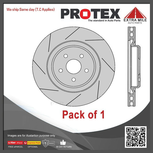 1xFront Ultra Performance Rotor For HOLDEN Statsman/Caprice WM HSV Grnge L/H