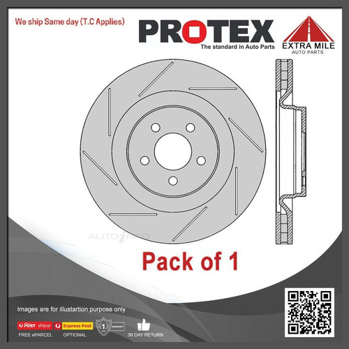 1x Protex Front Ultra Perf Rotor For CHRYSLER 300C SRT-8 6.4L 12 on
