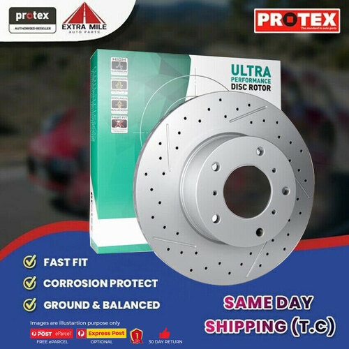 1x Protex Frnt Ultra Perf Rotor For FORD Falcon/Fairmont FG With Brakes 5/08-14
