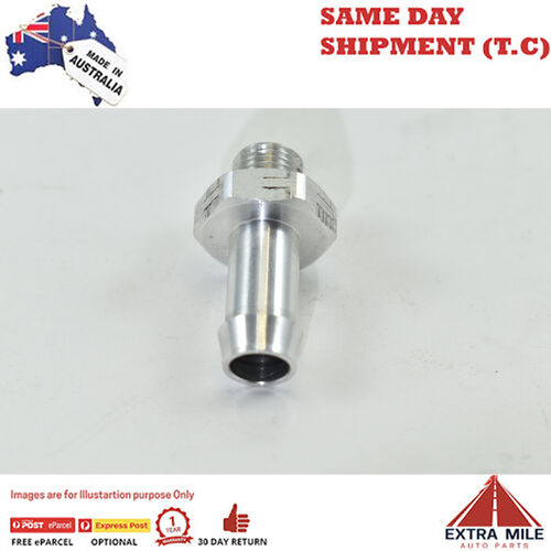 METRIC MALE M10x1.0 TO 3/8 BARB White