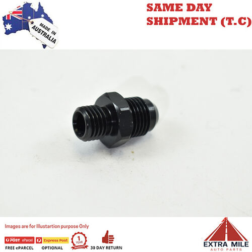 METRIC MALE TO MALE FLARE AN-6 BOSCH PUMP M12x1.5 Black