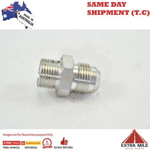 METRIC MALE M18x1.5 TO MALE FLARE AN-8 BOSCH PUMP White