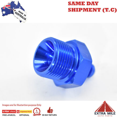 METRIC MALE M22x1.5 TO MALE FLARE AN -4 Blue