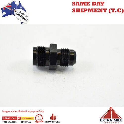 BSPP 3/8 TO MALE FLARE AN -6 Black