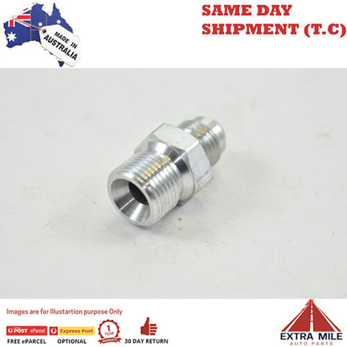 BSPP 3/8 TO MALE FLARE AN -6 White