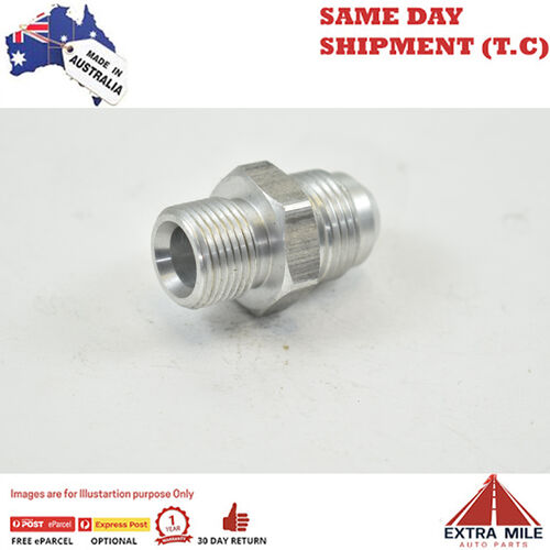 BSPP 3/8 TO MALE FLARE AN -8 White