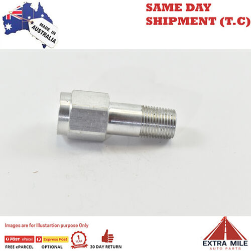 GAUGE PORT EXTENSION 1/8 NPT MALE TO 1/8 NPT FEMALE White