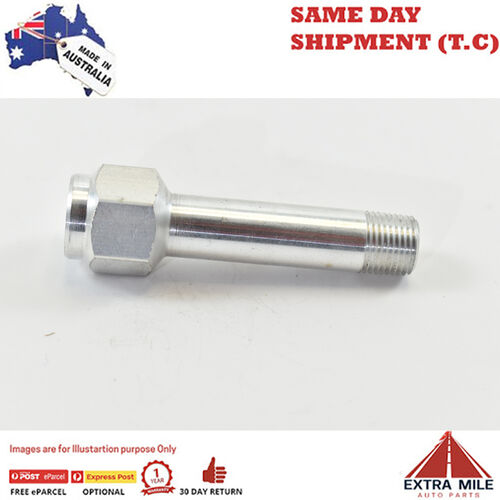 GAUGE PORT EXTENSION 56mm 1/8 NPT MALE TO 1/8 NPT FEMALE PORT Black