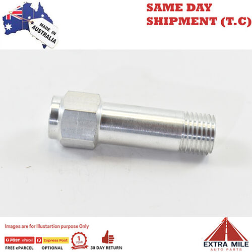 GAUGE PORT EXTENSION 51mm 1/4 NPT MALE TO 1/8 NPT FEMALE PORT White