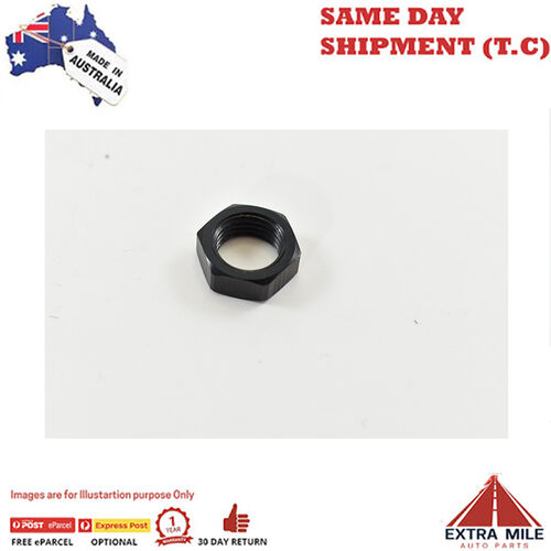 BULKHEAD NUT UNF -3 Black