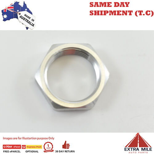 BULKHEAD NUT UNF -12 White
