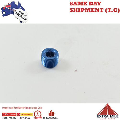 PIPE ALLEN SOCKET PLUG 1/8 Blue