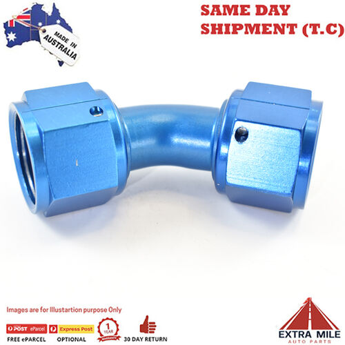 FEMALE SWIVEL COUPLER -12 x 45 DEGREE Blue