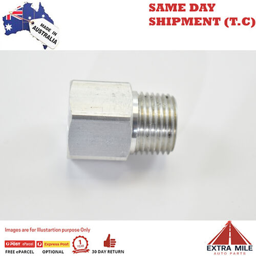 1/2 NPT MALE TO 5/8-18 UNF FEMALE ADAPTOR For Holden & CHEV White