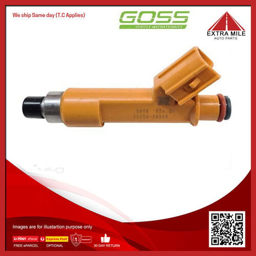 Goss Fuel Injector For Toyota Alphard Hybrid ATH20R 2.4L 2AZFXE 4D Van Passenger