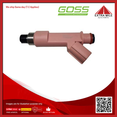 Goss Fuel Injector For Toyota Corolla NKE165R 1.5L 1NZFXE I4 16V DOHC - PIN955