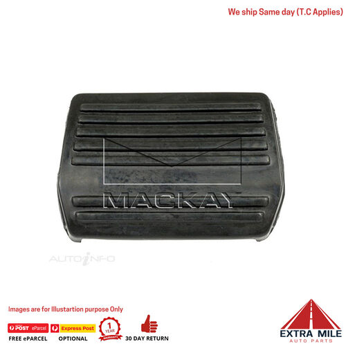 Mackay Brake Pedal Pad For FORD FIESTA WP WQ 1.6L Petrol Auto - PP1025