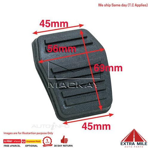 Pedal Pad Brake For Ford VH VJ Transit Van Manual Trans 4CYL