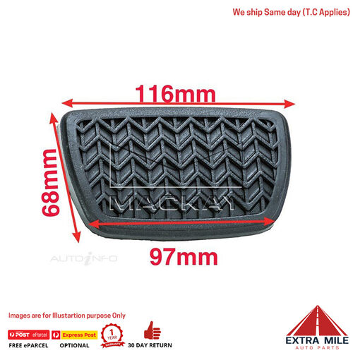 Mackay Brake Padel Pad For Toyota Camry ACV40R 4Cyl - 2.4L Auto Transmission
