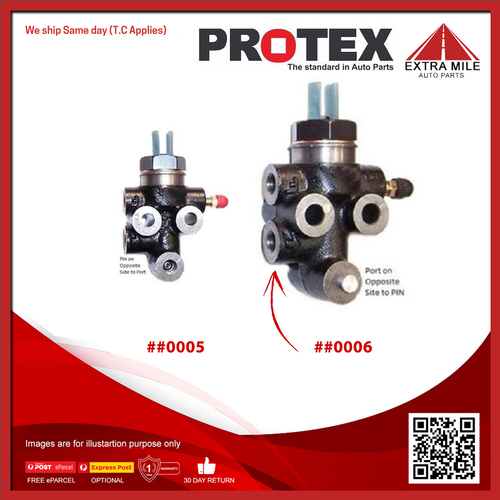 Load Sensing Proportioning Valve For TOYOTA HILUX YN56R 2D Ute RWD 1984 - 1988