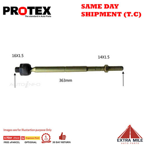 Protex Rack End For HOLDEN VECTRA JS 4D Sdn FWD 1998 - 2002