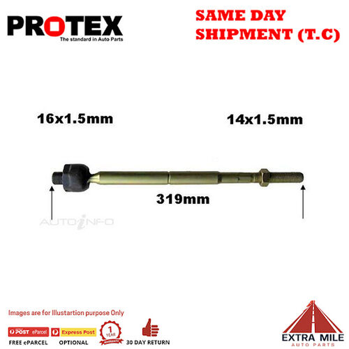 Protex Rack End For SUBARU LIBERTY BE 4D Sdn 4WD 1999 - 2003